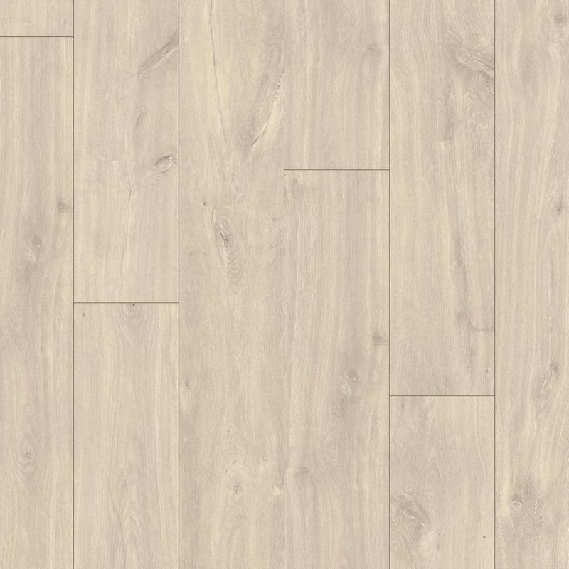 Full view of Quick-Step Havana Oak Natural laminate flooring planks pattern
