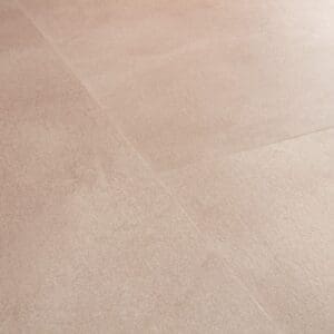Detailed view of Soft Blush vinyl tile texture and subtle variations