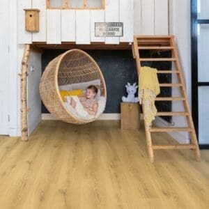 Close-up of Quick-Step Classic Light Classic Oak Laminate showing wood grain detail