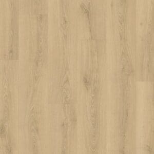 Close-up detail of Quick-Step Raw Oak Laminate showing natural wood grain texture