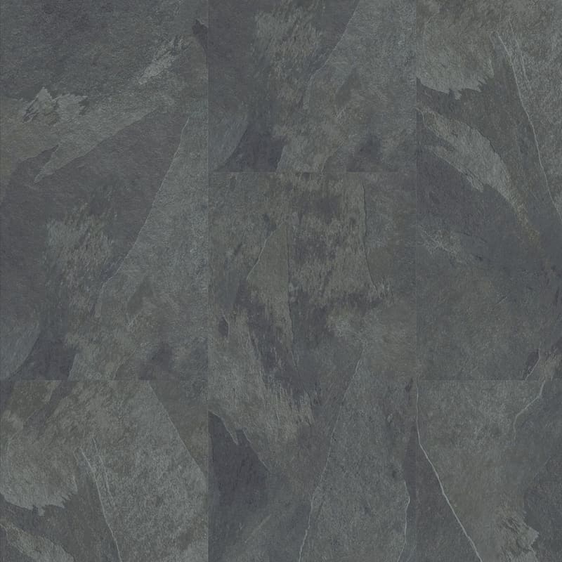 Moduleo Roots Mustang Slate 70788 luxury vinyl flooring showing detailed slate texture with natural grey variations