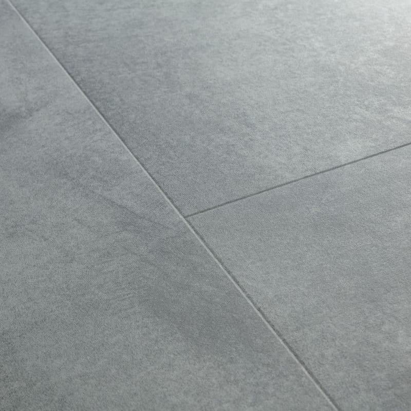 Full view of Quick-Step Soft Sky flooring showing overall pattern and tile arrangement