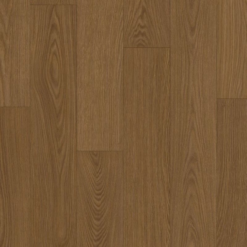 Quick-Step Alpha Blos Cocoa Oak luxury vinyl flooring planks showing detailed wood grain pattern