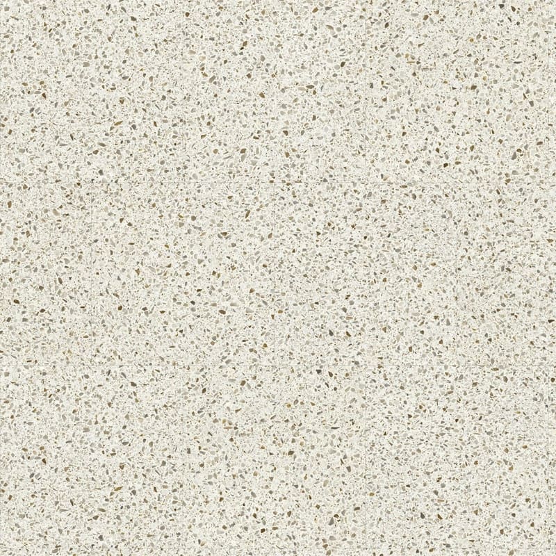 Moduleo Roots Lugano Terrazzo Effect Tile 46820 showing creamy white base with brown and beige flecks in terrazzo pattern