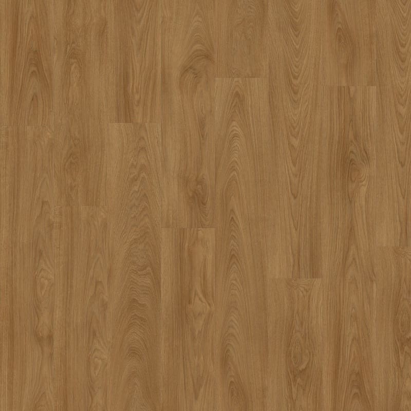 Moduleo Roots Laurel Oak 51822 luxury vinyl flooring featuring warm medium oak tones with subtle wood grain pattern