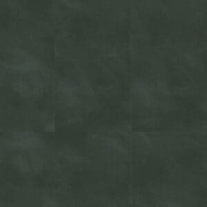 Moduleo Roots Mattina concrete effect luxury vinyl tile in deep forest green with subtle patina texture