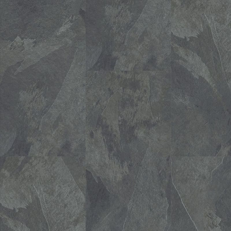 Moduleo Roots Mustang Slate 70788 luxury vinyl flooring displaying authentic slate appearance with fine-grained layers