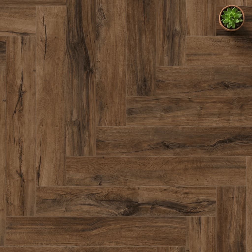 Brampton Chase Studio Designs Herringbone Chicory Haze | Brampton