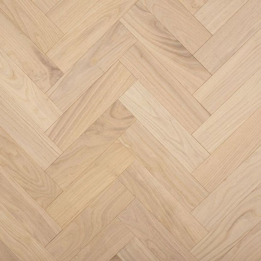 Handbridge oak herringbone engineered wood flooring with a smooth oiled finish