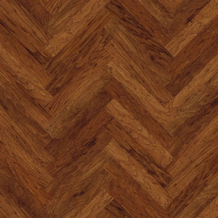 Project Floors Distressed Aged Hickory Herringbone