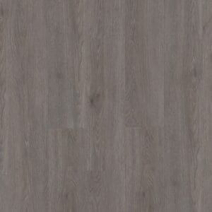 Quick-Step Alpha Blos Silk Oak Dark Grey luxury vinyl flooring in full plank view showing realistic wood grain pattern