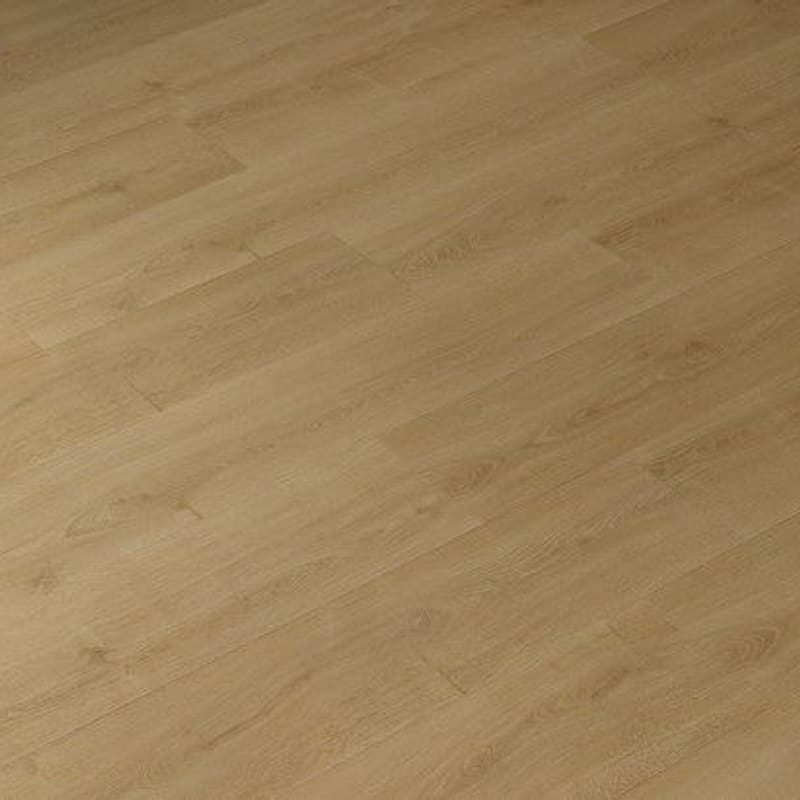 Quick-Step Capture Brushed Oak Warm Natural laminate flooring in a modern living room with person reading