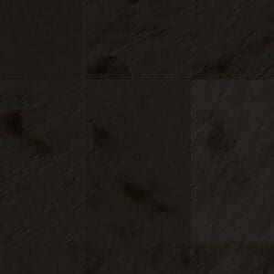 Close-up of Quick-Step Muse Black Slate Laminate flooring showing detailed slate texture and finish