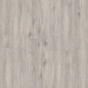 Moduleo Roots Sierra Oak 58936 luxury vinyl flooring in plank format displaying light grey oak wood effect with vertical grain pattern