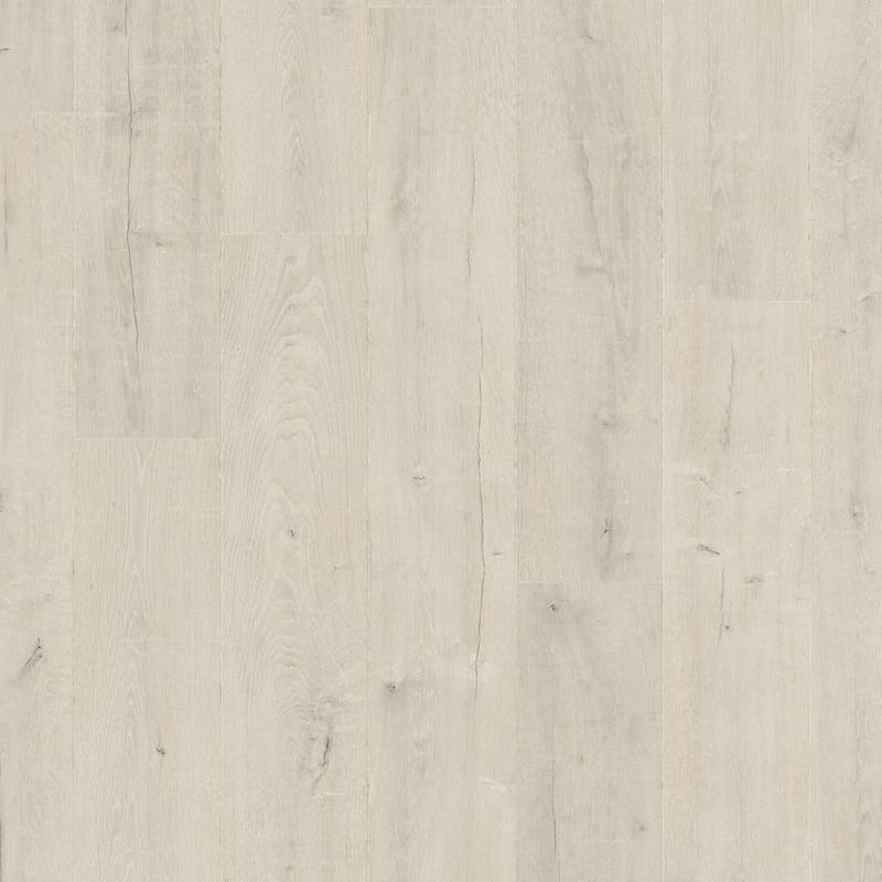 Close-up of Soft Patina Oak laminate flooring showing plank joints and texture