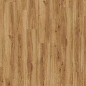 Moduleo Roots Classic Oak 24235 luxury vinyl flooring showing warm honey-toned oak planks with natural grain patterns and knots