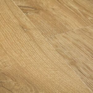 Close-up detail of Quick-Step Creo Louisiana Oak Natural Laminate showing realistic wood grain texture and natural oak coloration