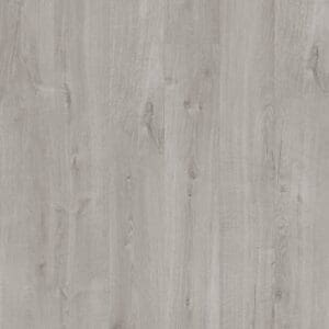 Full view of Quick-Step Alpha Bloom Cotton Oak Cold Grey flooring showing the complete wood grain pattern and plank layout