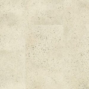 Full room view of Quick-Step Pebble Concrete flooring in a tiled pattern
