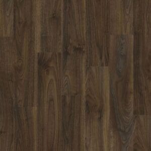 Moduleo Roots English Walnut 20896 luxury vinyl flooring showing rich brown tones with natural wood grain pattern