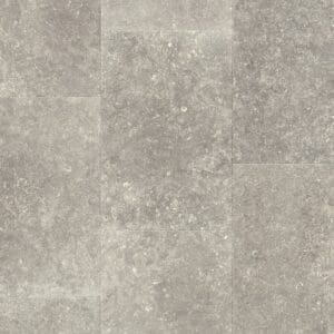 Full view of Dusky Bluestone laminate flooring showing tile pattern and color variation