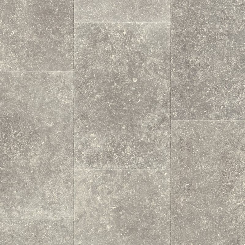 Full view of Dusky Bluestone laminate flooring showing tile pattern and color variation