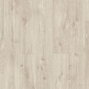 Full view of Quick-Step Canyon Oak Beige flooring planks showing natural wood effect pattern