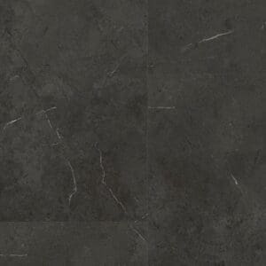 Moduleo Roots Triana Stone Effect 46990 - Dark grey stone-effect luxury vinyl flooring with subtle white veining