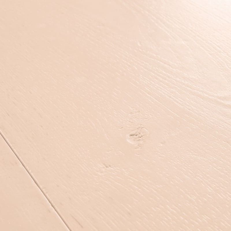 Close-up detail of Painted Oak Rose laminate showing wood grain texture