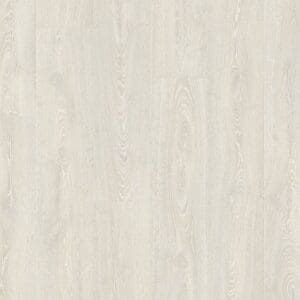Full view of Quick-Step Impressive Ultra Patina Classic Oak Light laminate flooring showing plank layout and light oak pattern