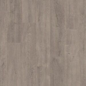 Full view of Quick-Step Capture Patina Oak Grey laminate flooring showing plank layout and natural wood appearance