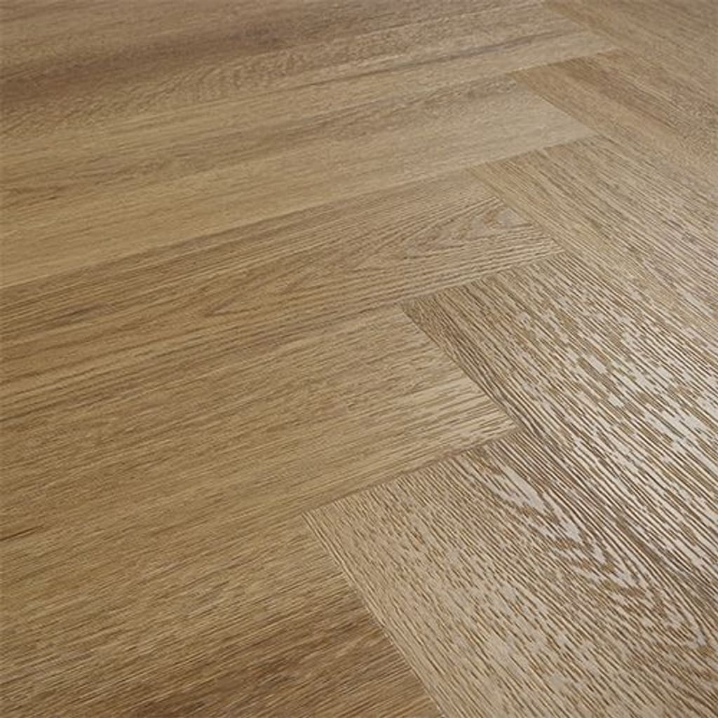 Angled view of Abingdon Artisan Click Chestnut flooring showing surface finish