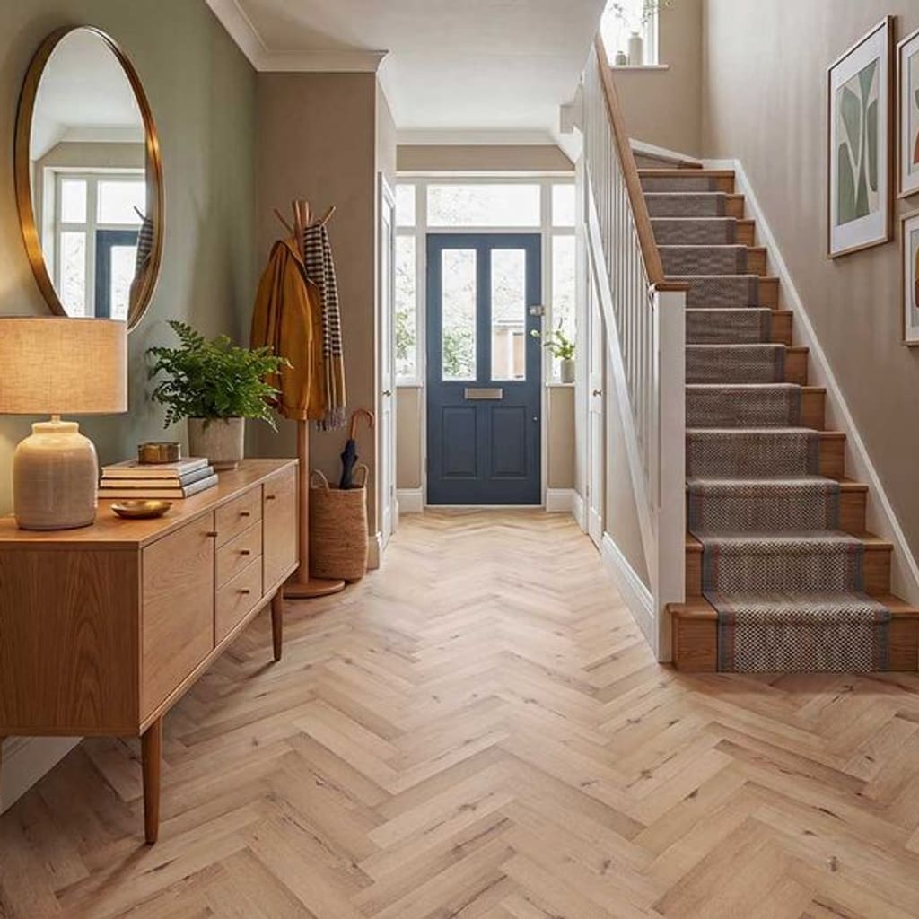 Windermere Rustic Oak Herringbone