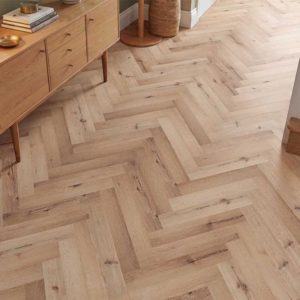 Windermere Rustic Oak Herringbone