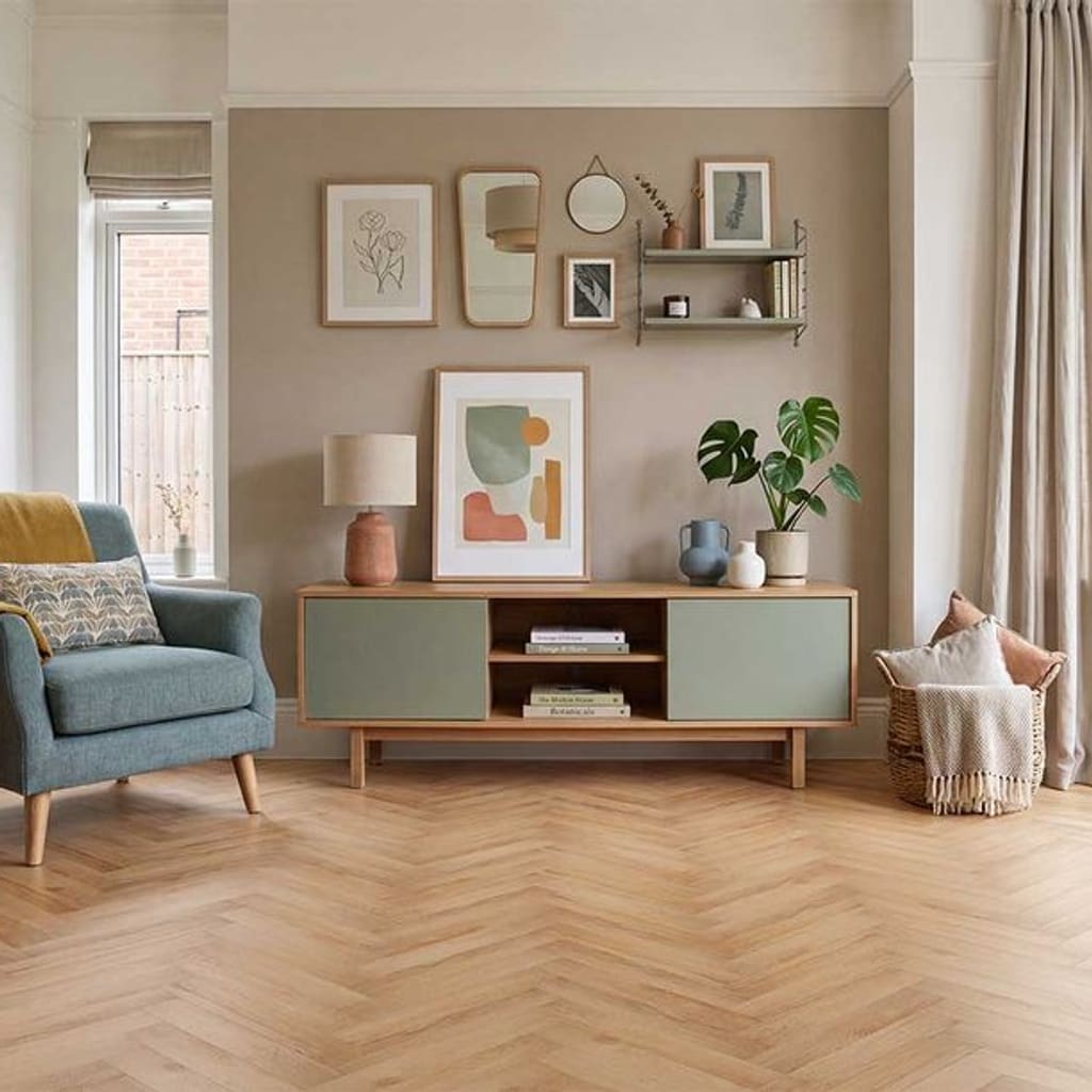 Rydal Honey Oak Herringbone